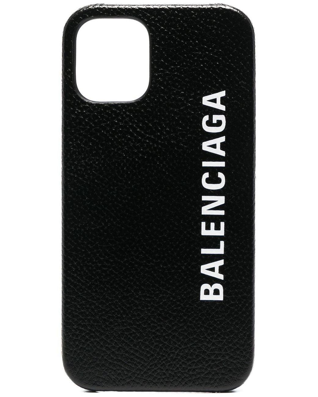 Balenciaga Iphone 12 Mini Logo Case in Black for Men | Lyst