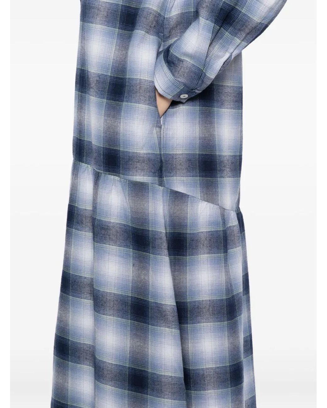 SPORT b. by agnès b. Blue Checkered-Print Dress