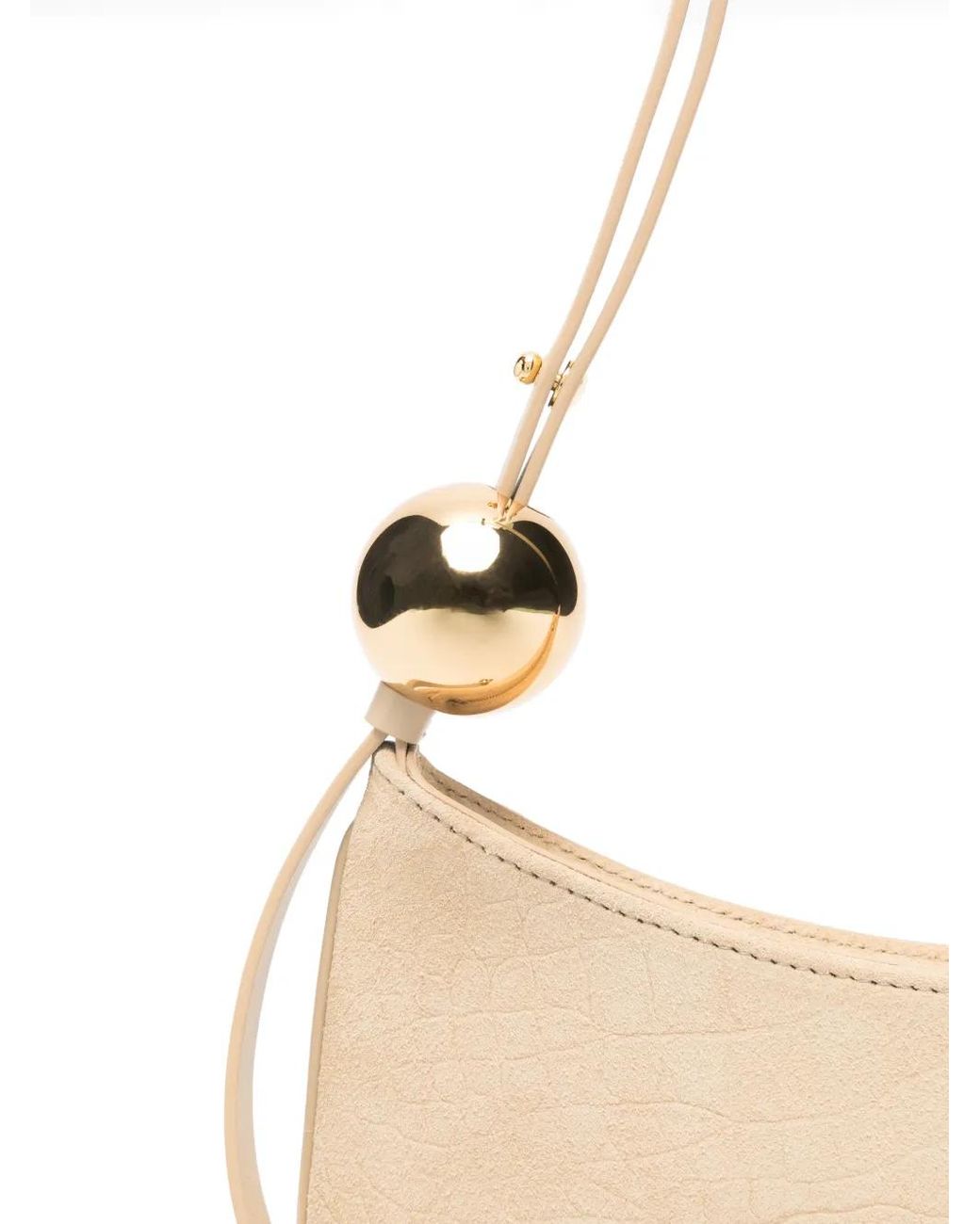 Jacquemus Natural Mini Textured Shoulder Handbag