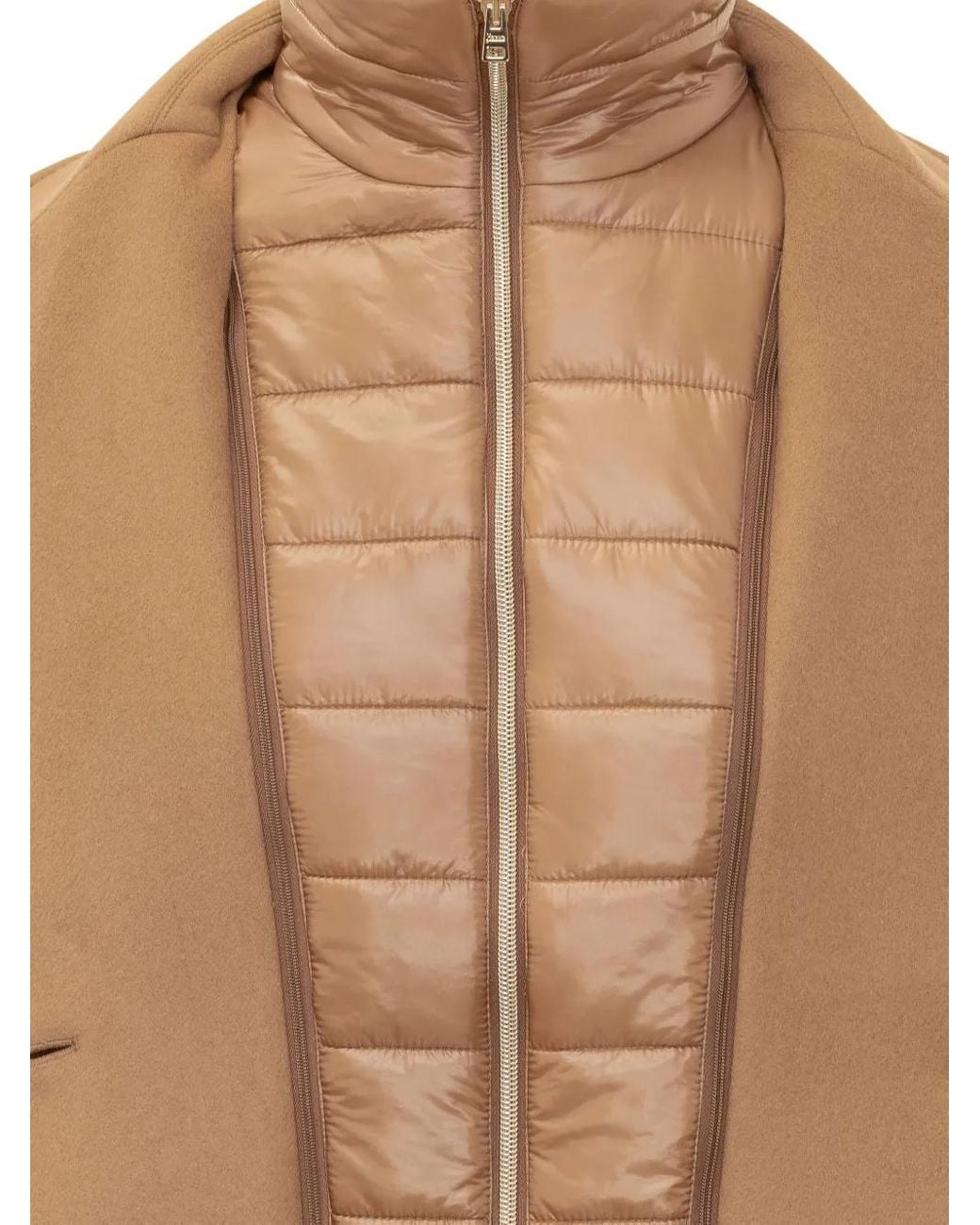Herno Brown Einreihiger Mantel