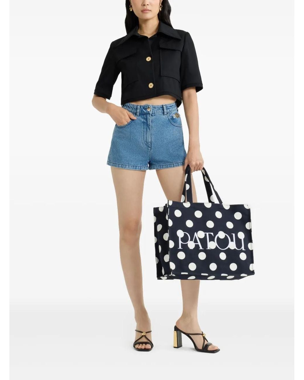 Patou Blue Shorts