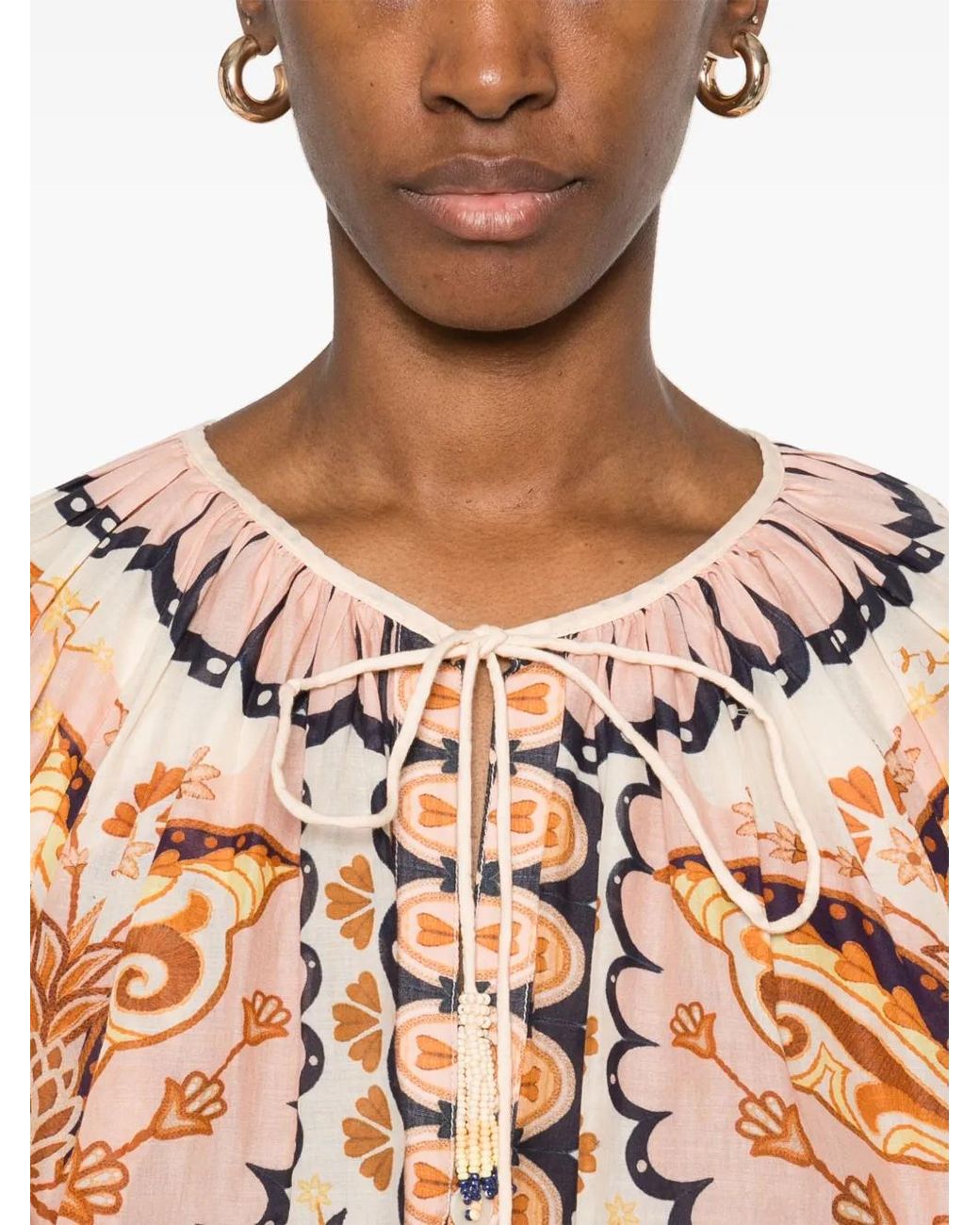 Farm Rio Pink Jaipur Blouse