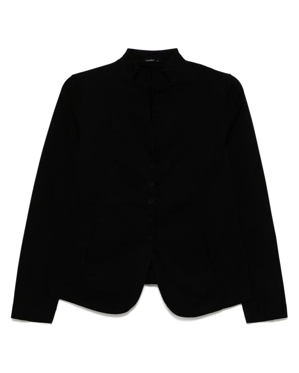 Transit Black Stand-Up Collar Jacket