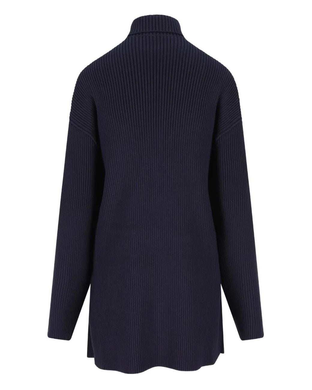 Balenciaga Blue Safety Pin Knitted Mini Dress