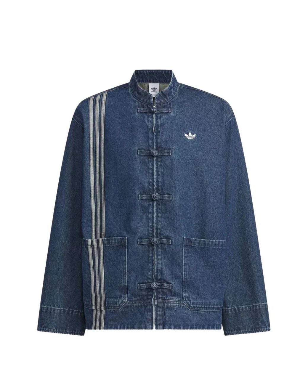 Adidas Blue Originals Ctt 3.0 Denim Jacket for men