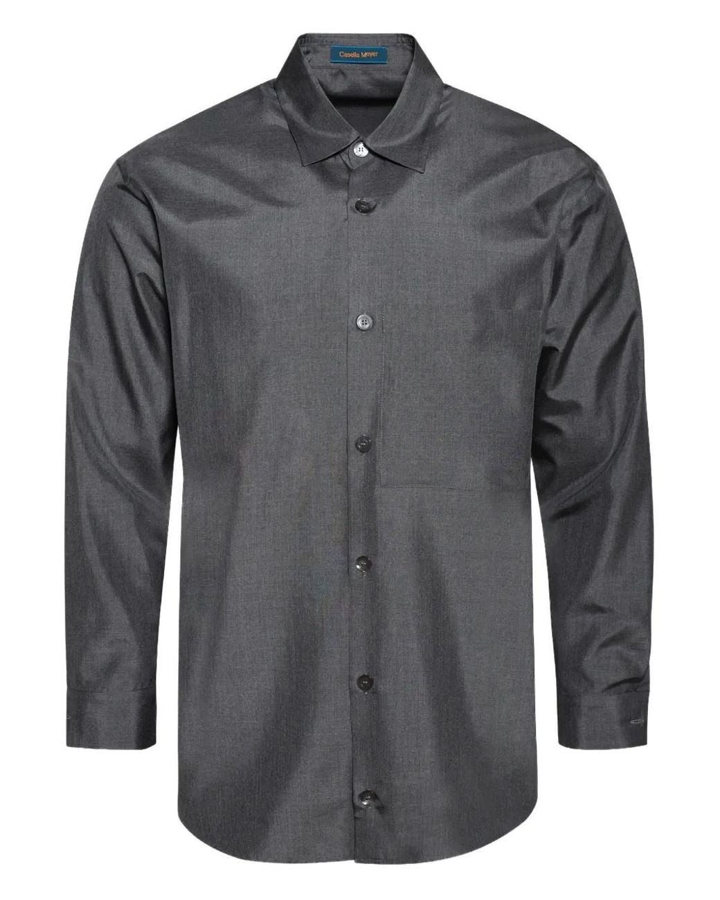 Camicia di Casella Meyer in Gray da Uomo