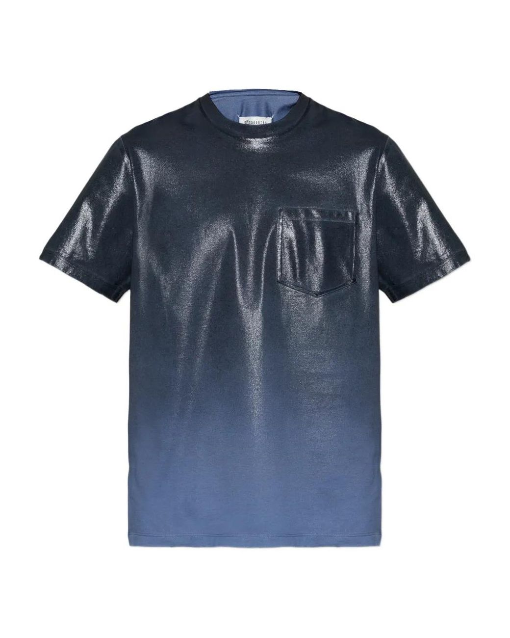 Maison Margiela Chest-Pocket T-Shirt in Blue for Men | Lyst