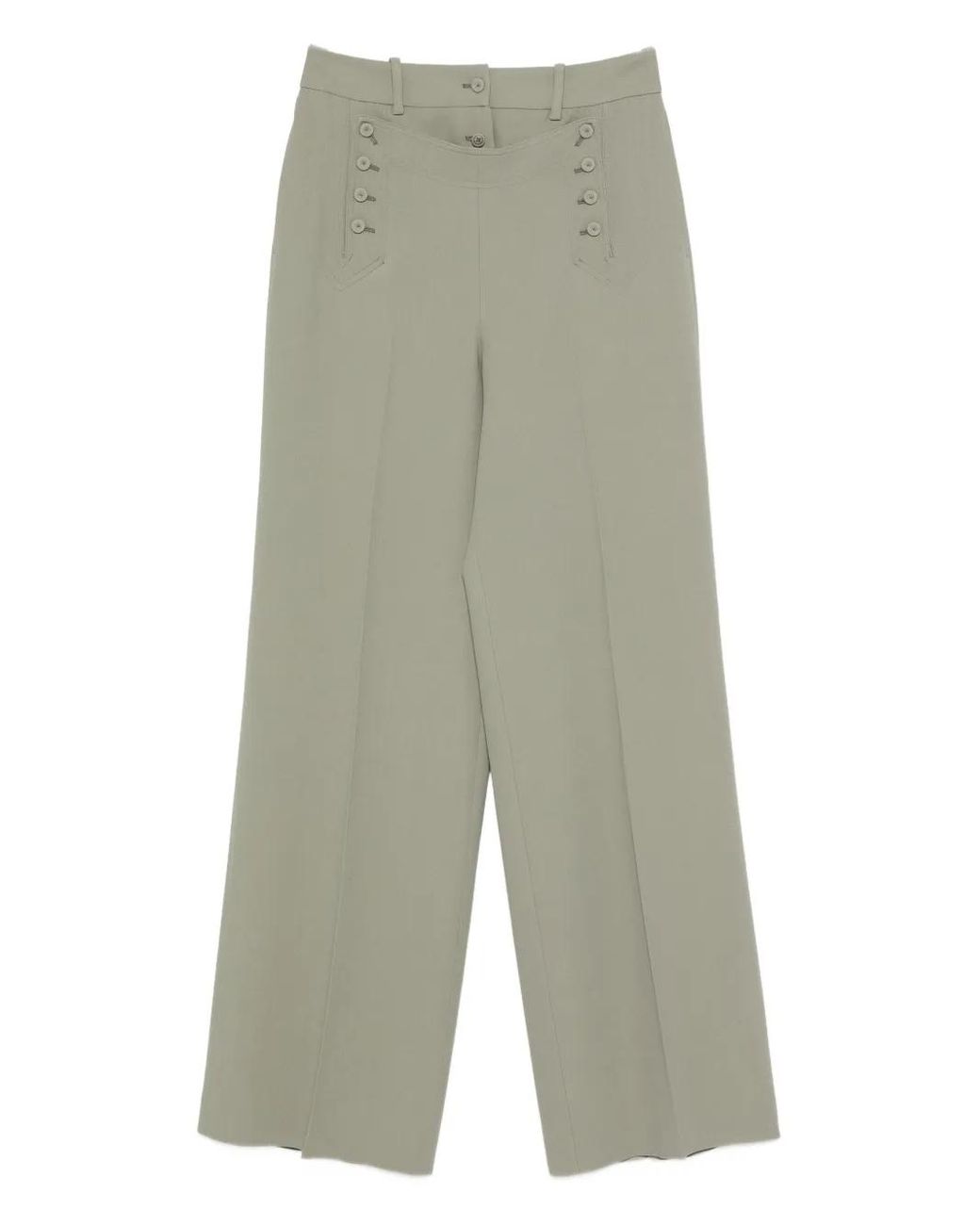 Ermanno Scervino Green Viscose Acetate Pants