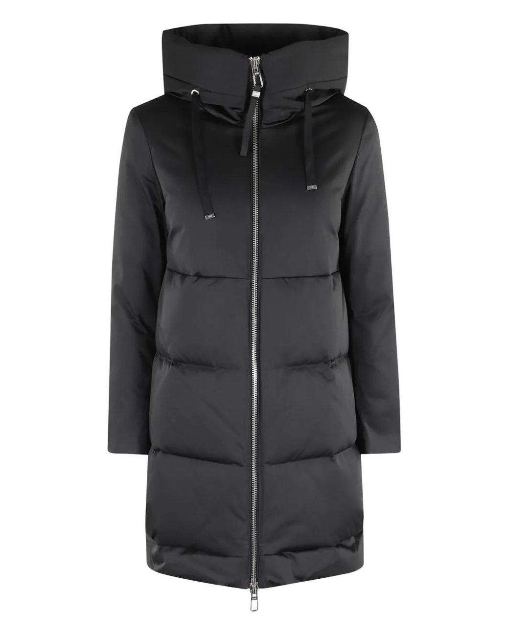 DUNO Black Talia M Mestre Hooded Coat