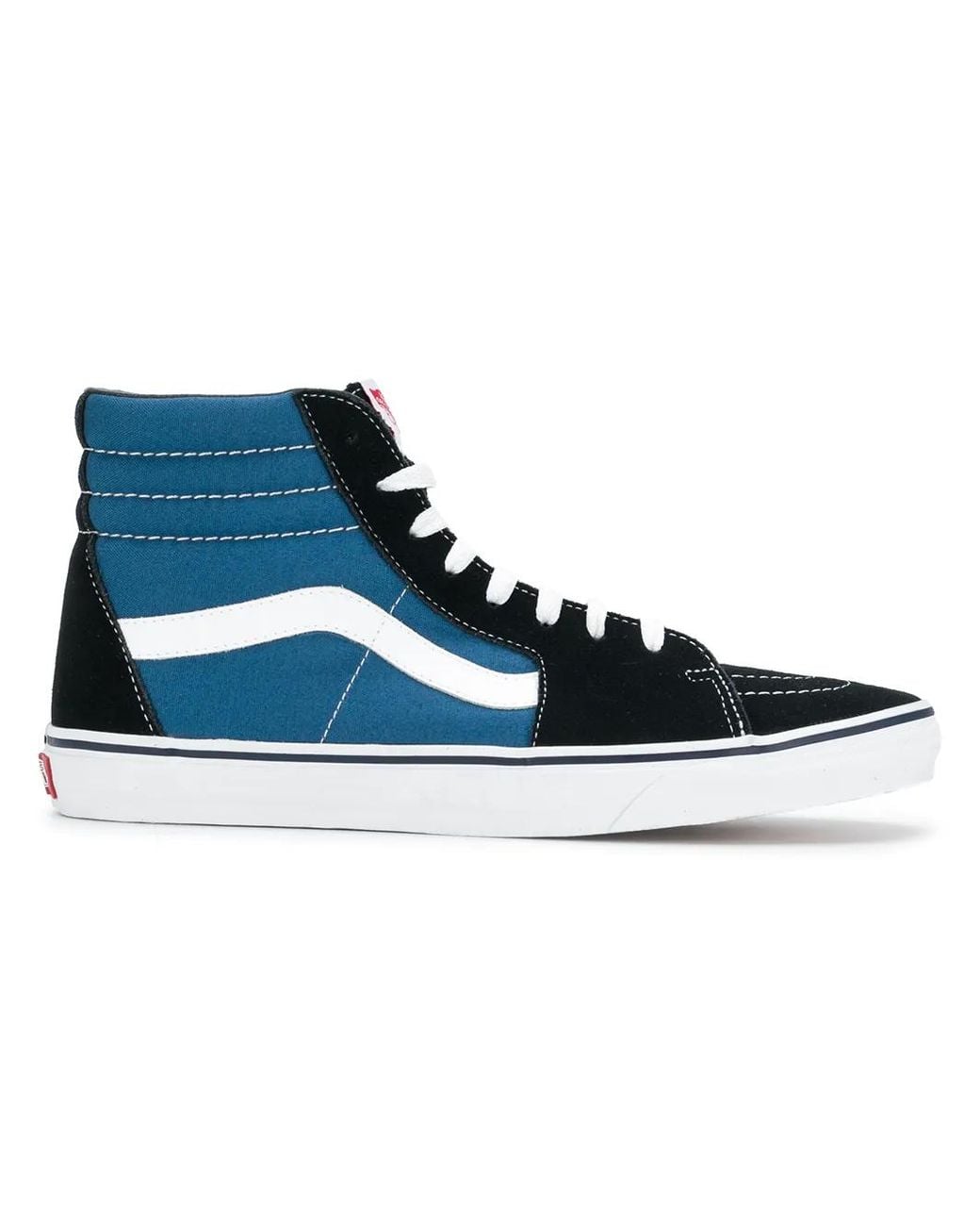 Vans Blue Sk8-Hi Panelled Sneakers for men