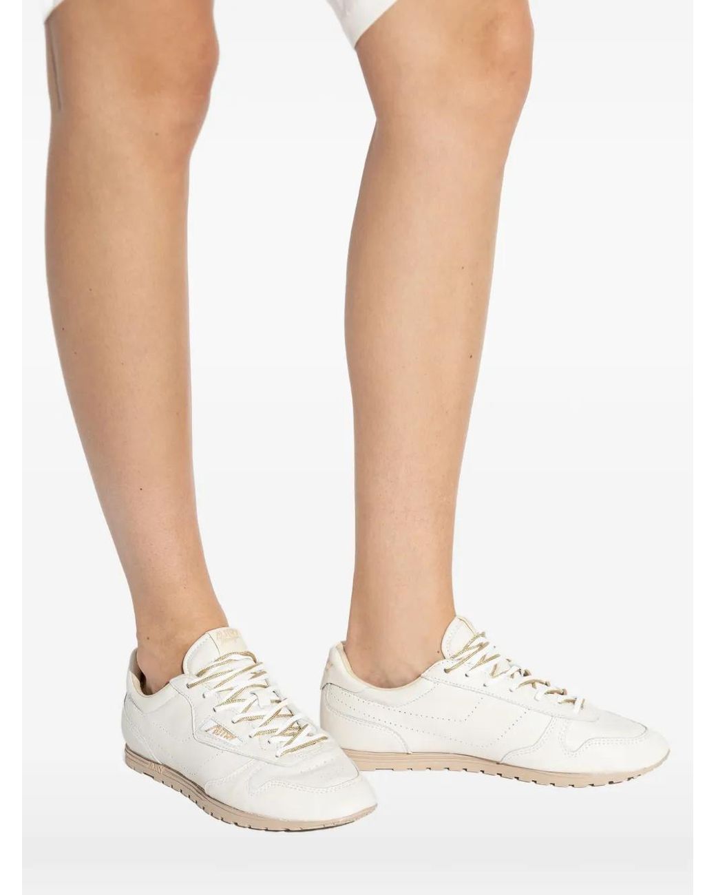 Autry White 'Windspin' Sports Shoes