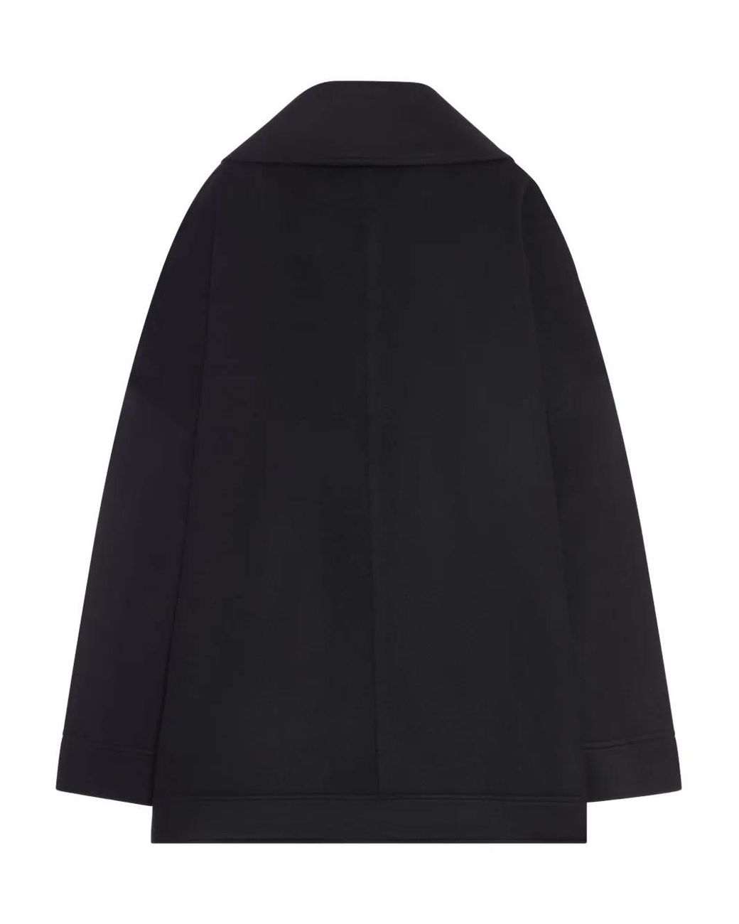 Totême Blue Double-Breasted Wool Jacket