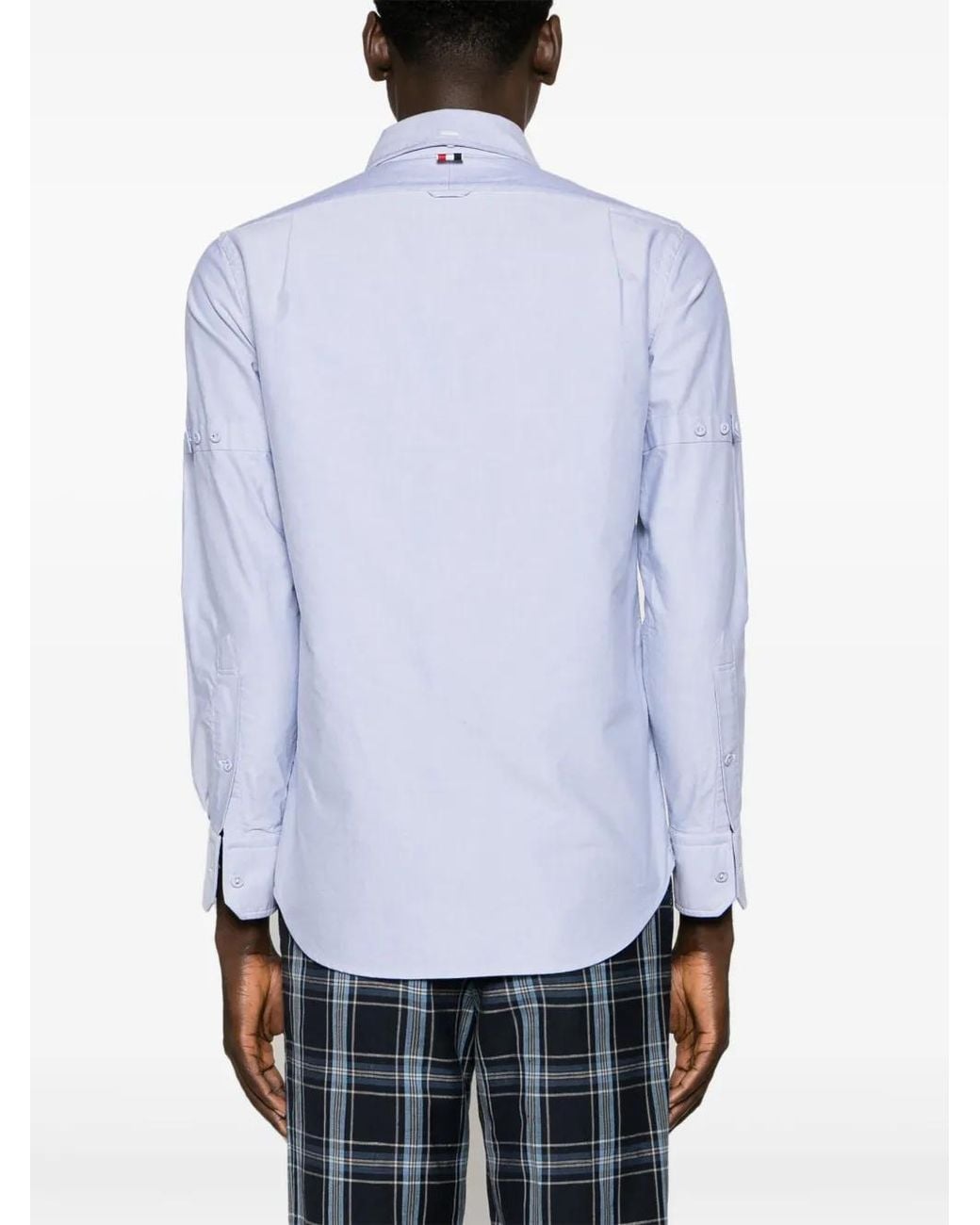 Thom Browne Hemd Mit Armbindendetail in Blue für Herren