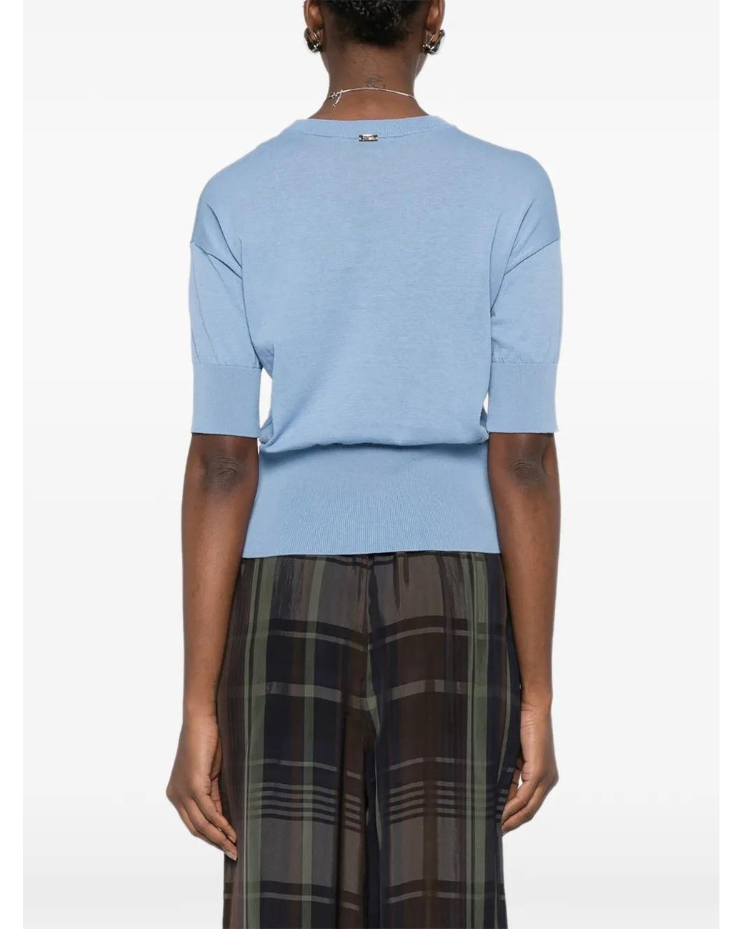 Herno Blue Cotton Shirt