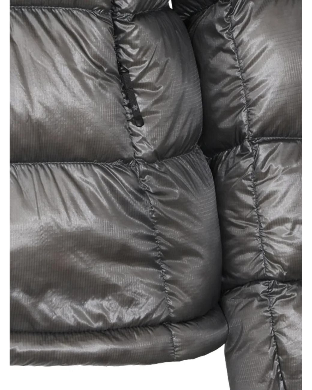 Goldwin Black Quilted Hooded Coat for men
