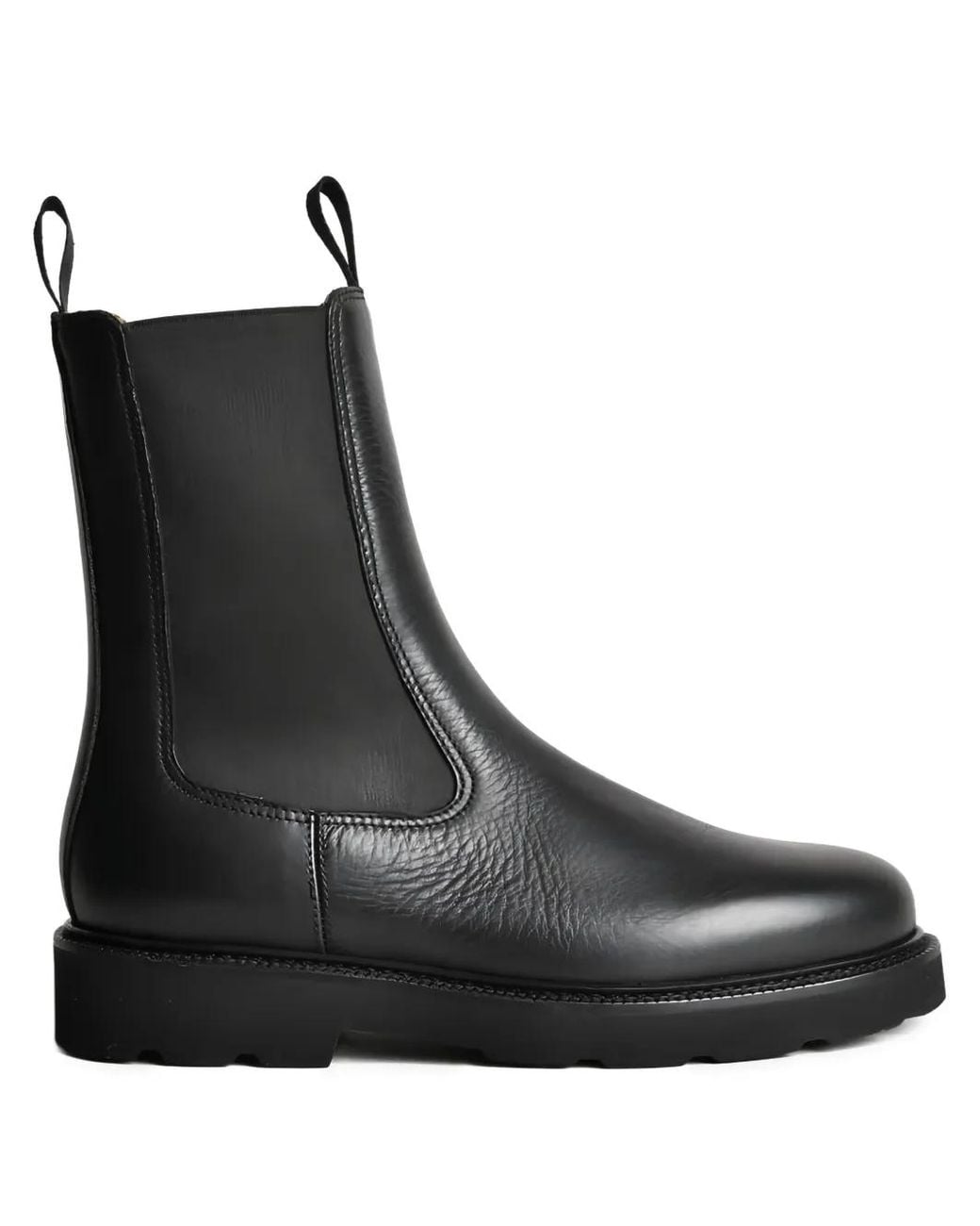 Henderson Black Leather Boots
