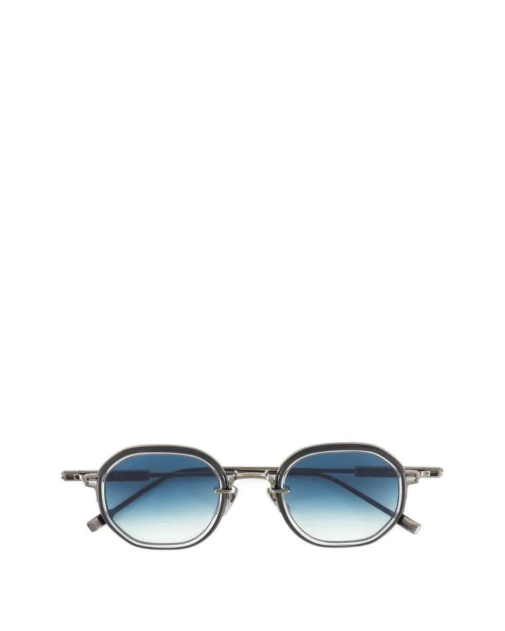 Sato Eyewear Blue Toliman Ii Geometric-Frame Sunglasses