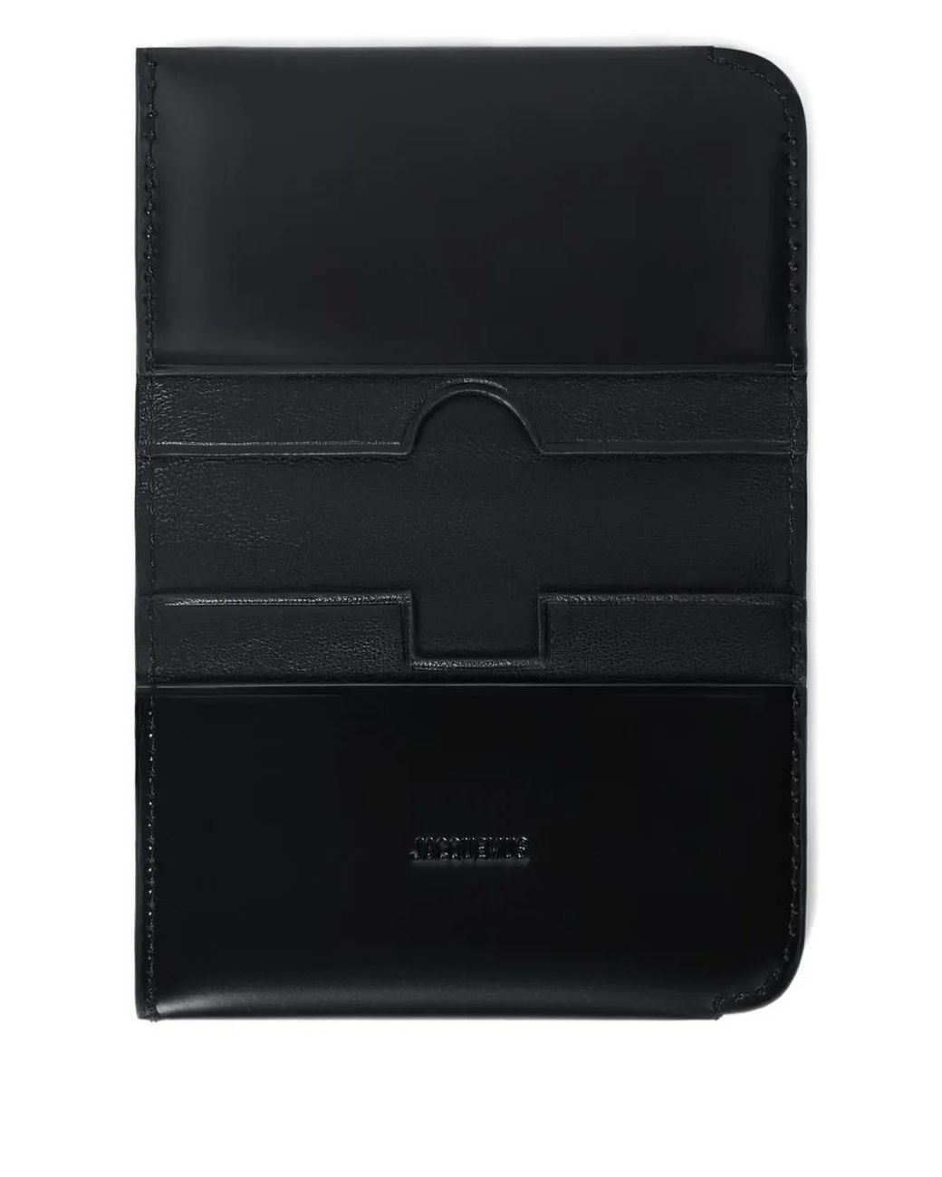 Jacquemus Black Logo-Debossed Cardholder