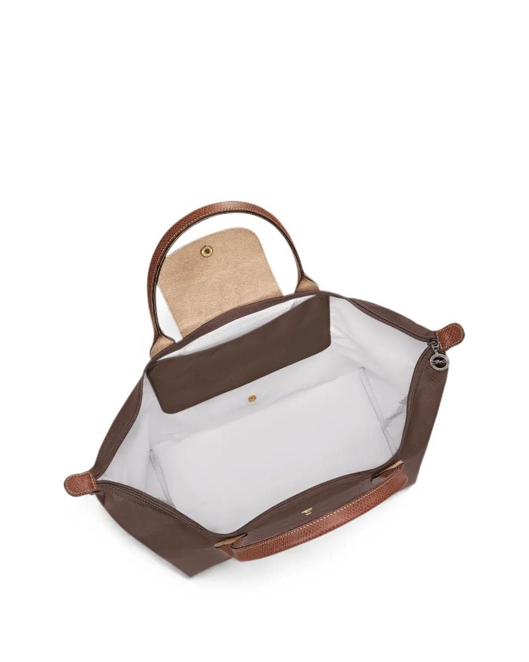 Longchamp Brown Le Pliage Original L Handbag
