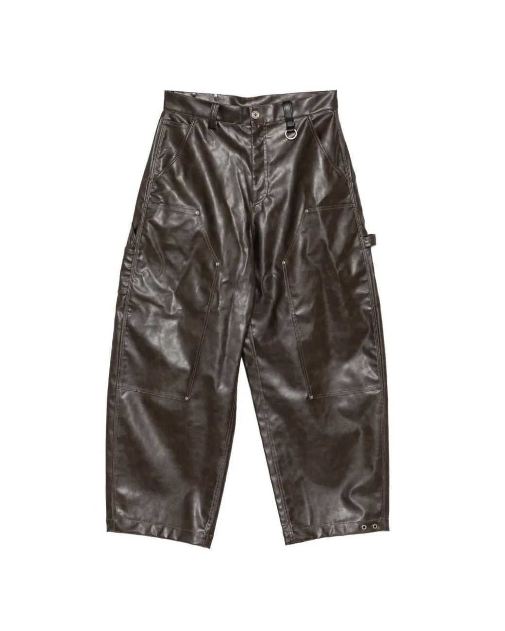 TEAM WANG design Gray Reset Wide-Leg Trousers