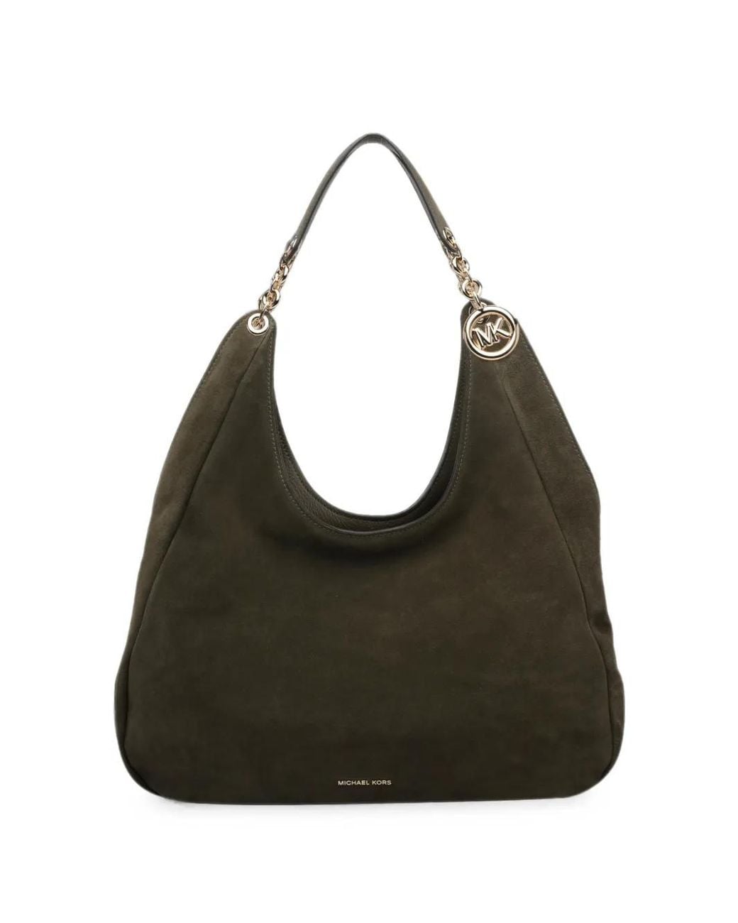 MICHAEL Michael Kors Black Large Ellie Suede Tote Bag