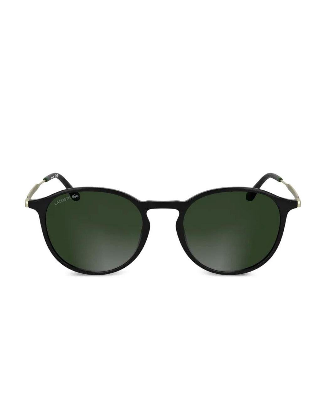 Lacoste Green Round-Frame Sunglasses