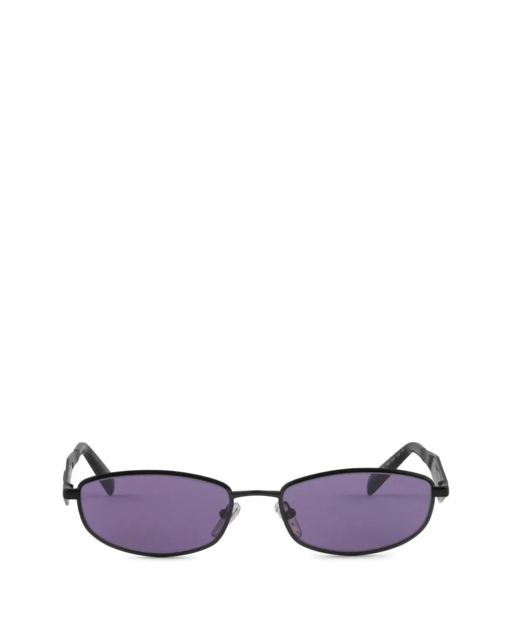 Prada Purple Sunglasses With Prada Logo