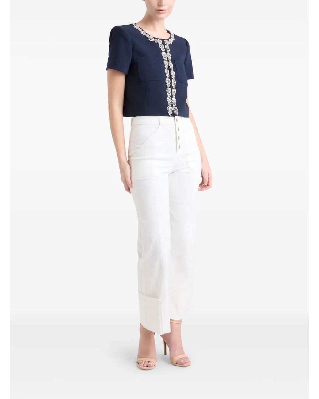 Cinq À Sept Blue Samina Top