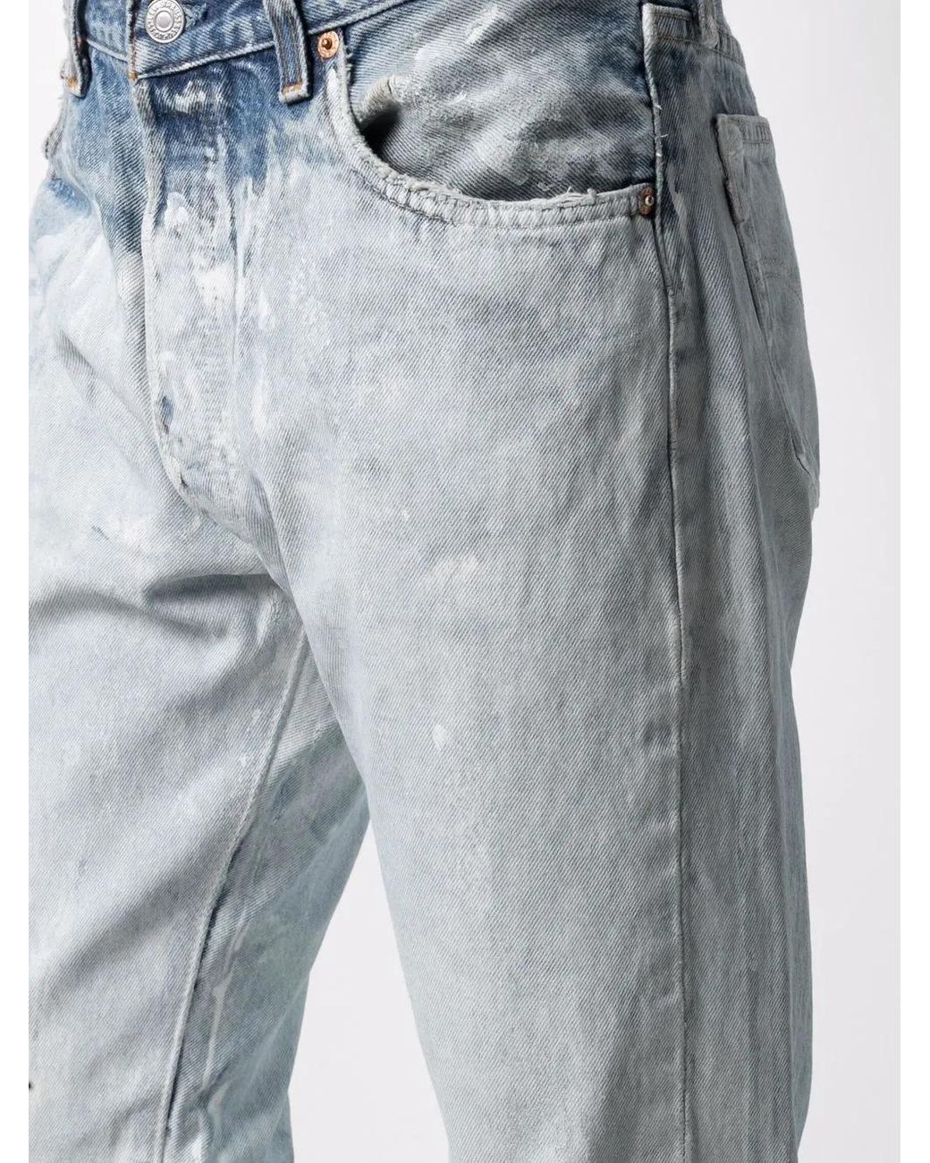 Vaqueros Con Efecto Lavado GALLERY DEPT. de hombre de color White