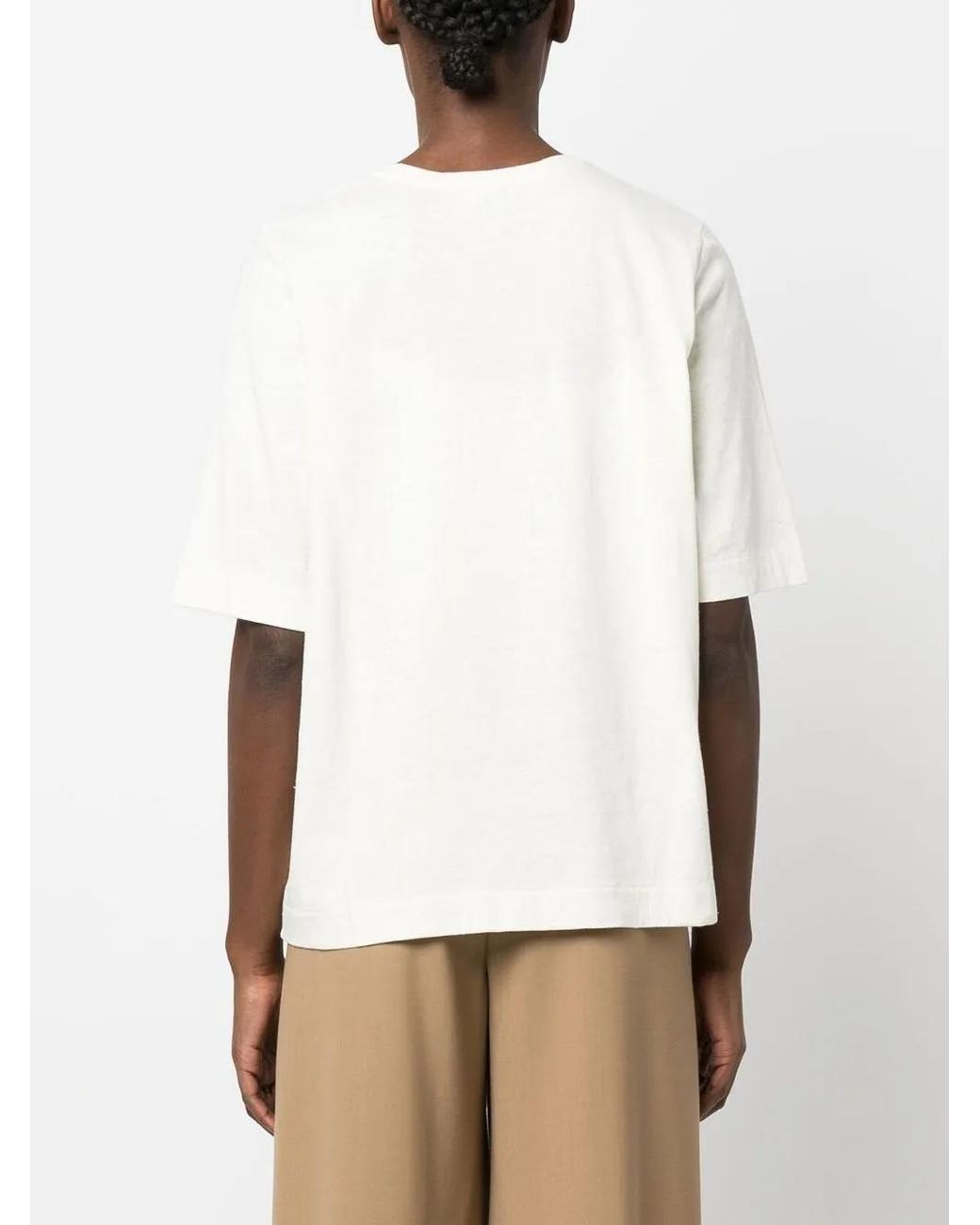 Closed White T-Shirt Wide Sleeve