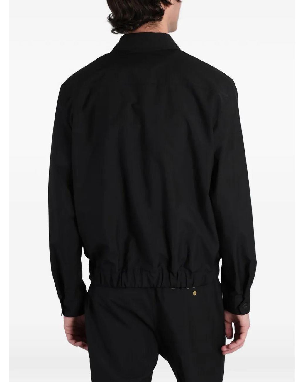Grayed Black Niko Elasticated-Hem Jacket for men