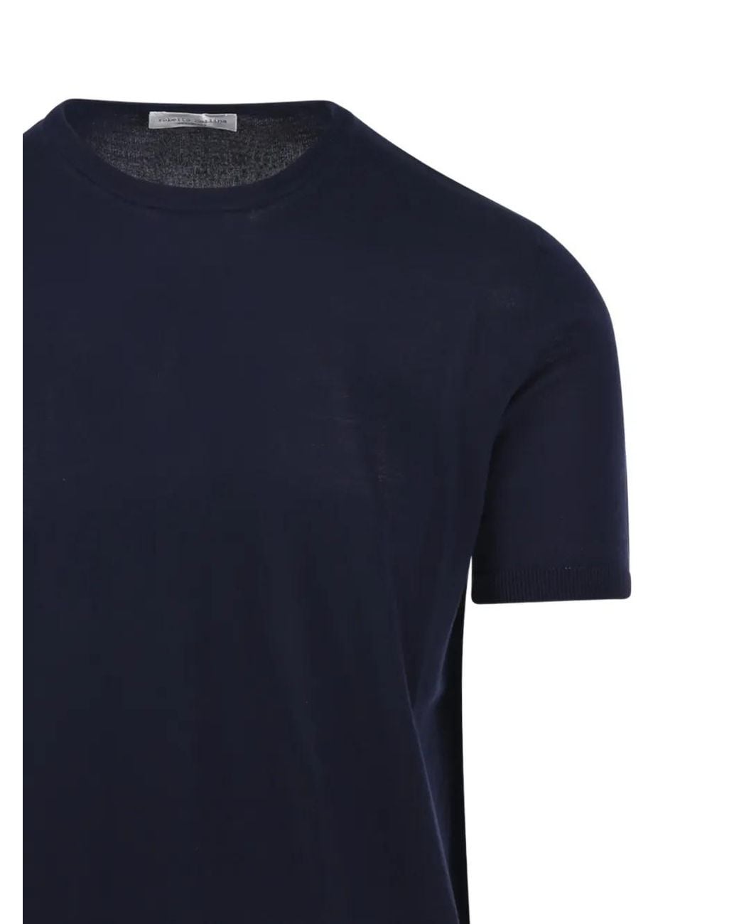 Roberto Collina Blue Crew-Neck T-Shirt for men