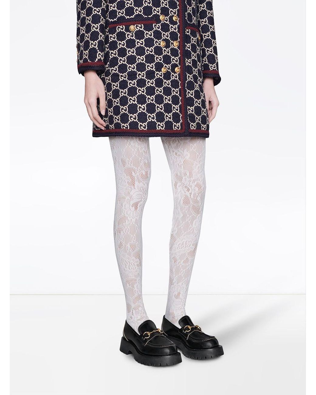 lug sole gucci loafers