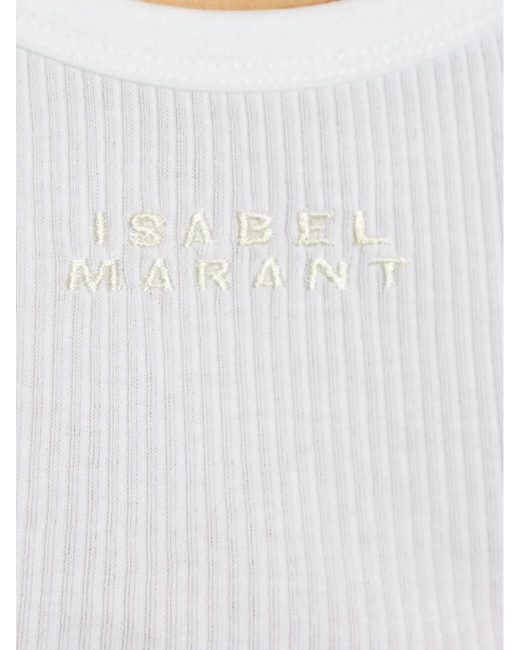 Isabel Marant White Cotton T-Shirt