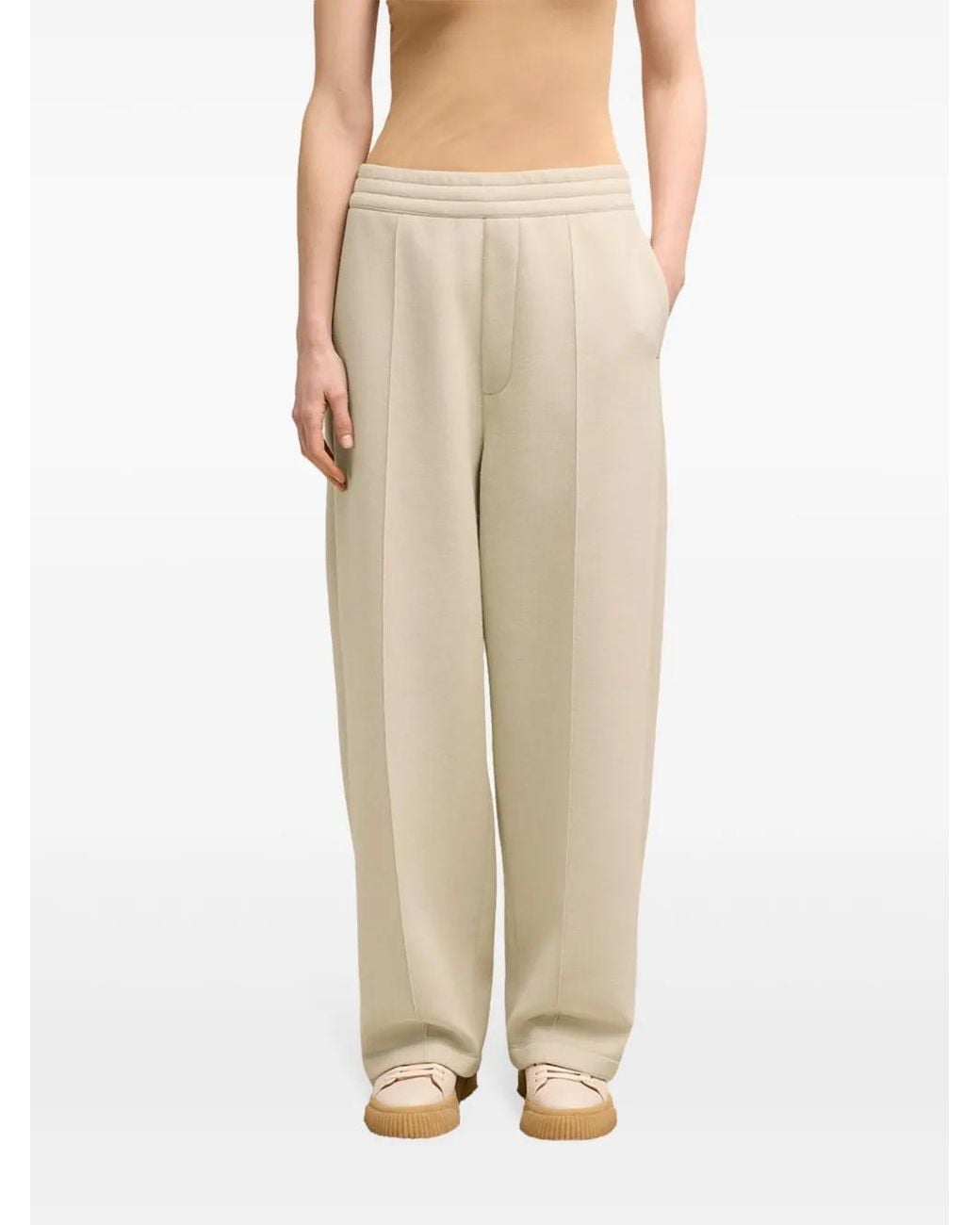 AMI Natural Off- Ami Pleated Lounge Pants
