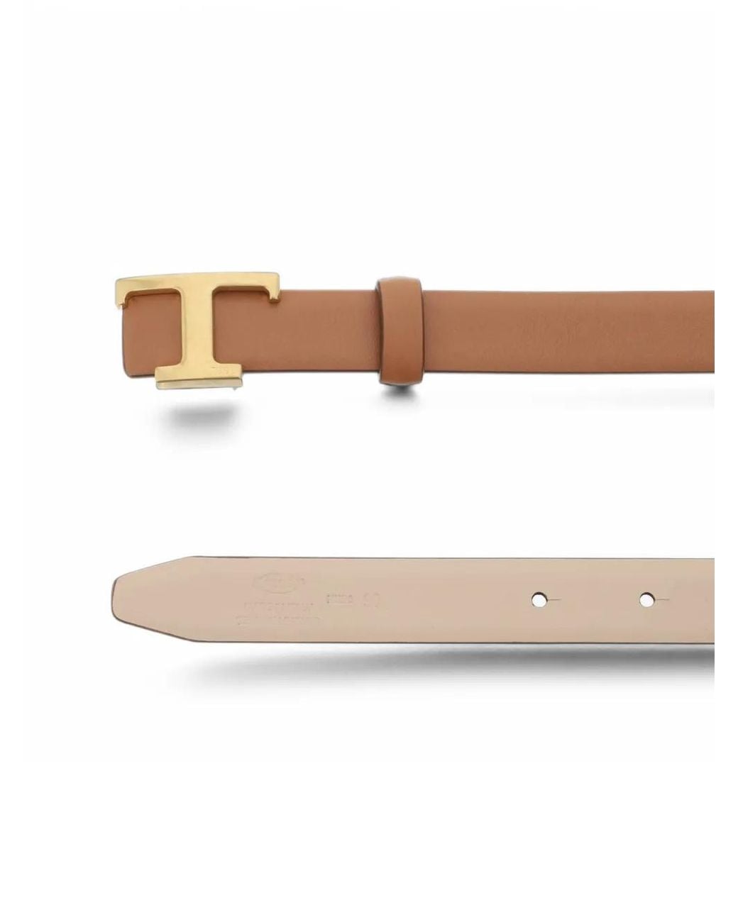 Tod's Pink T Timeless Reversible Belt