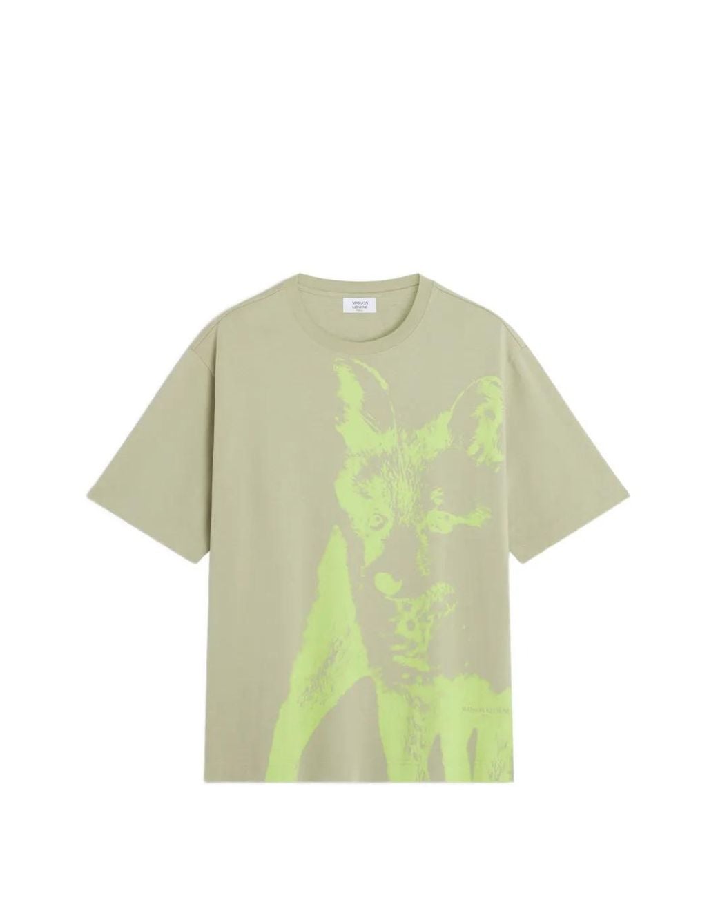 Maison Kitsuné Green Fox Cub T-Shirt for men