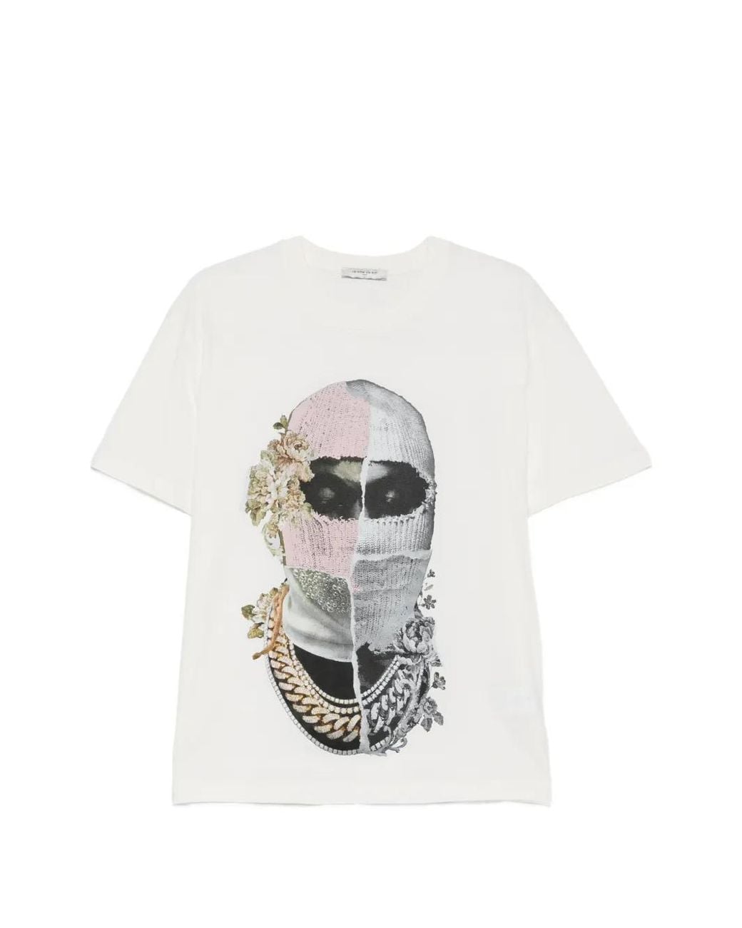 Ih Nom Uh Nit White Floral-Print T-Shirt for men
