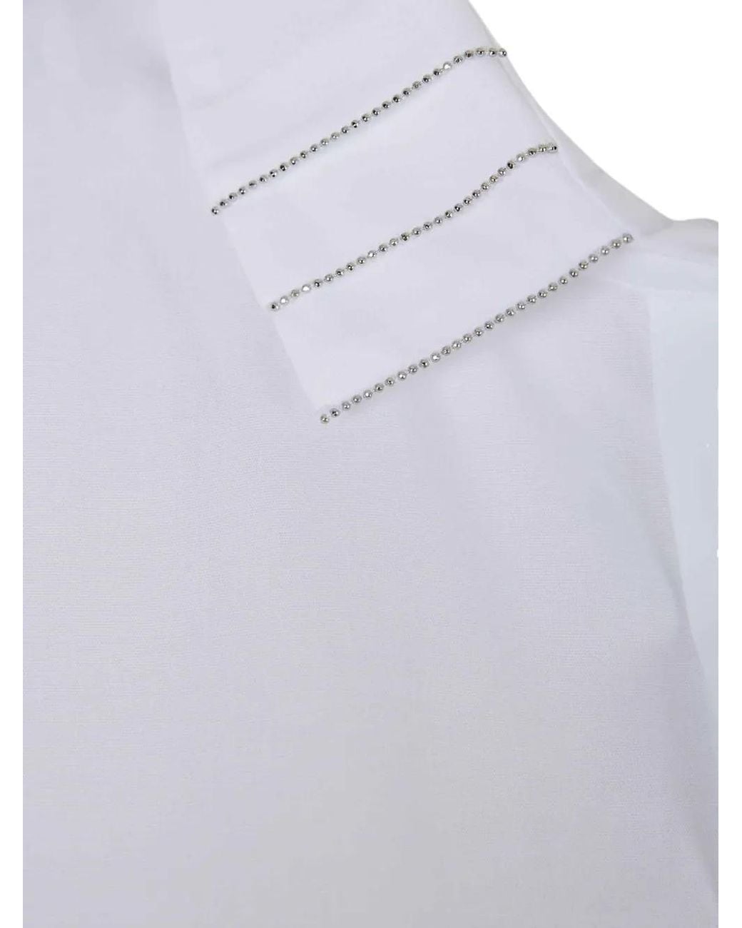 Peserico White Sleeveless Shirt