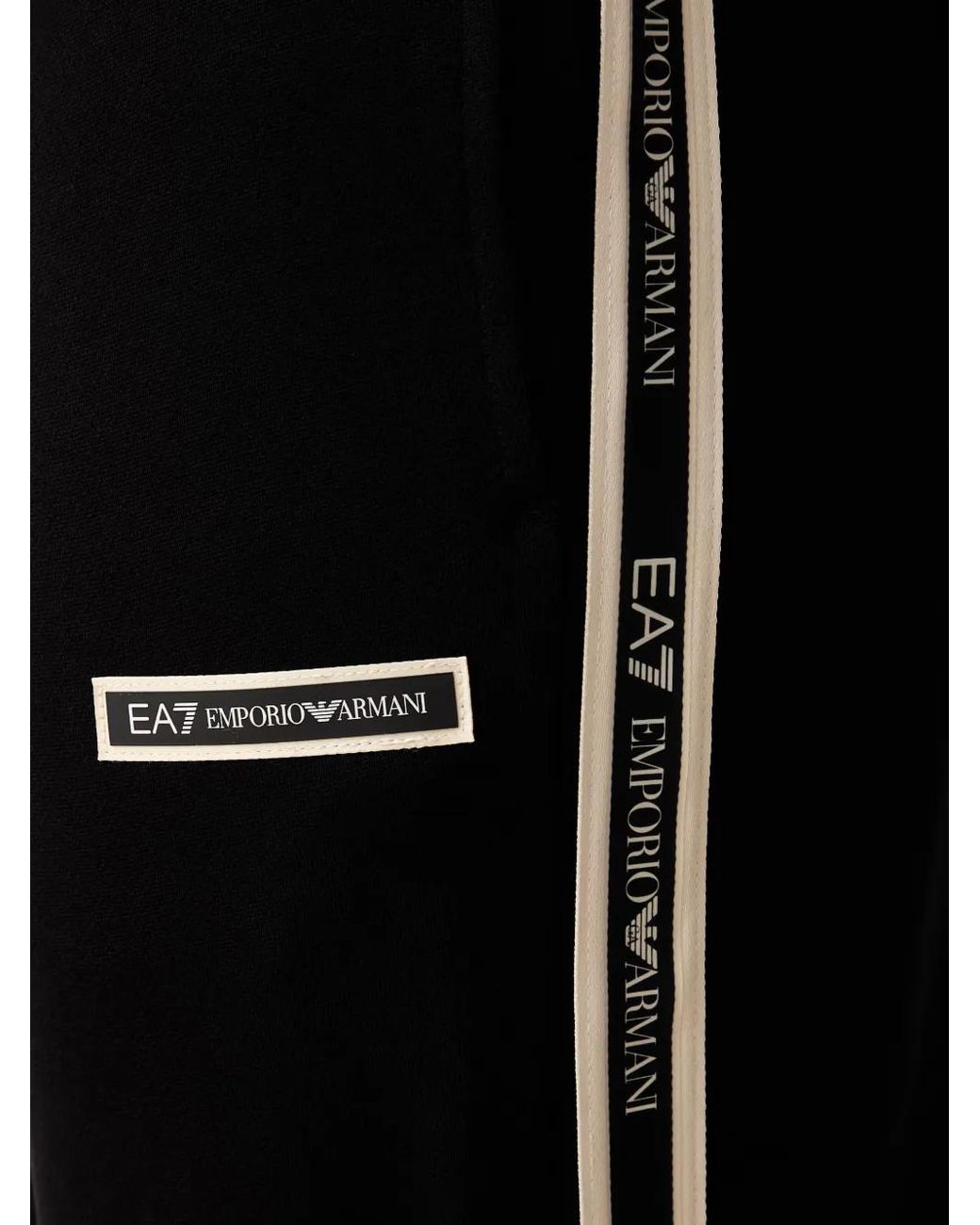 EA7 Jogginghose Mit Logo-Patch in Black für Herren