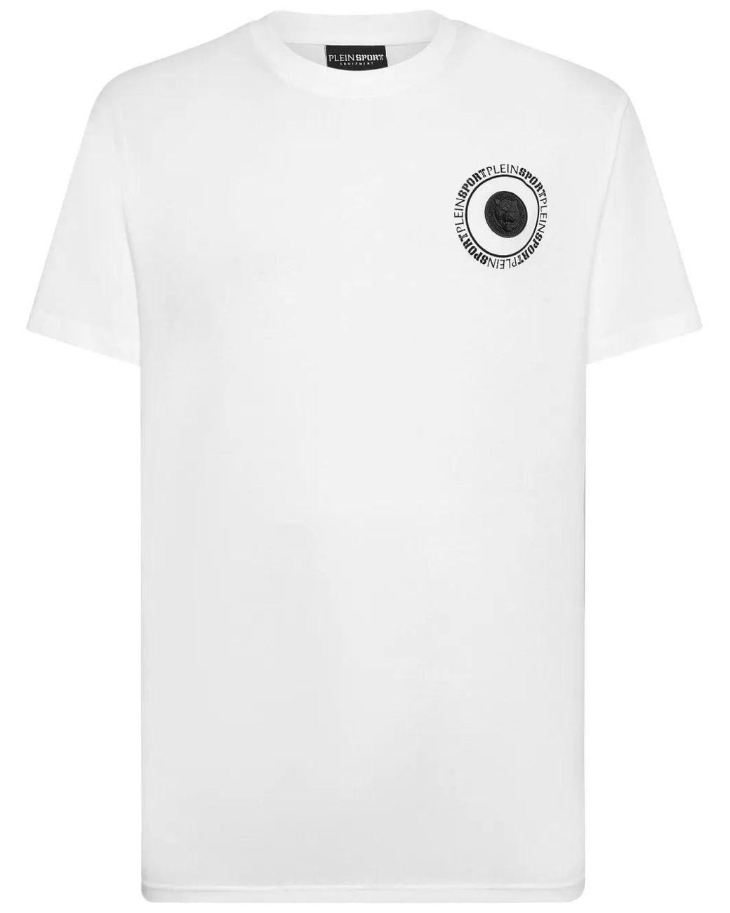 Philipp Plein White Carbon Tiger Print T-Shirt for men