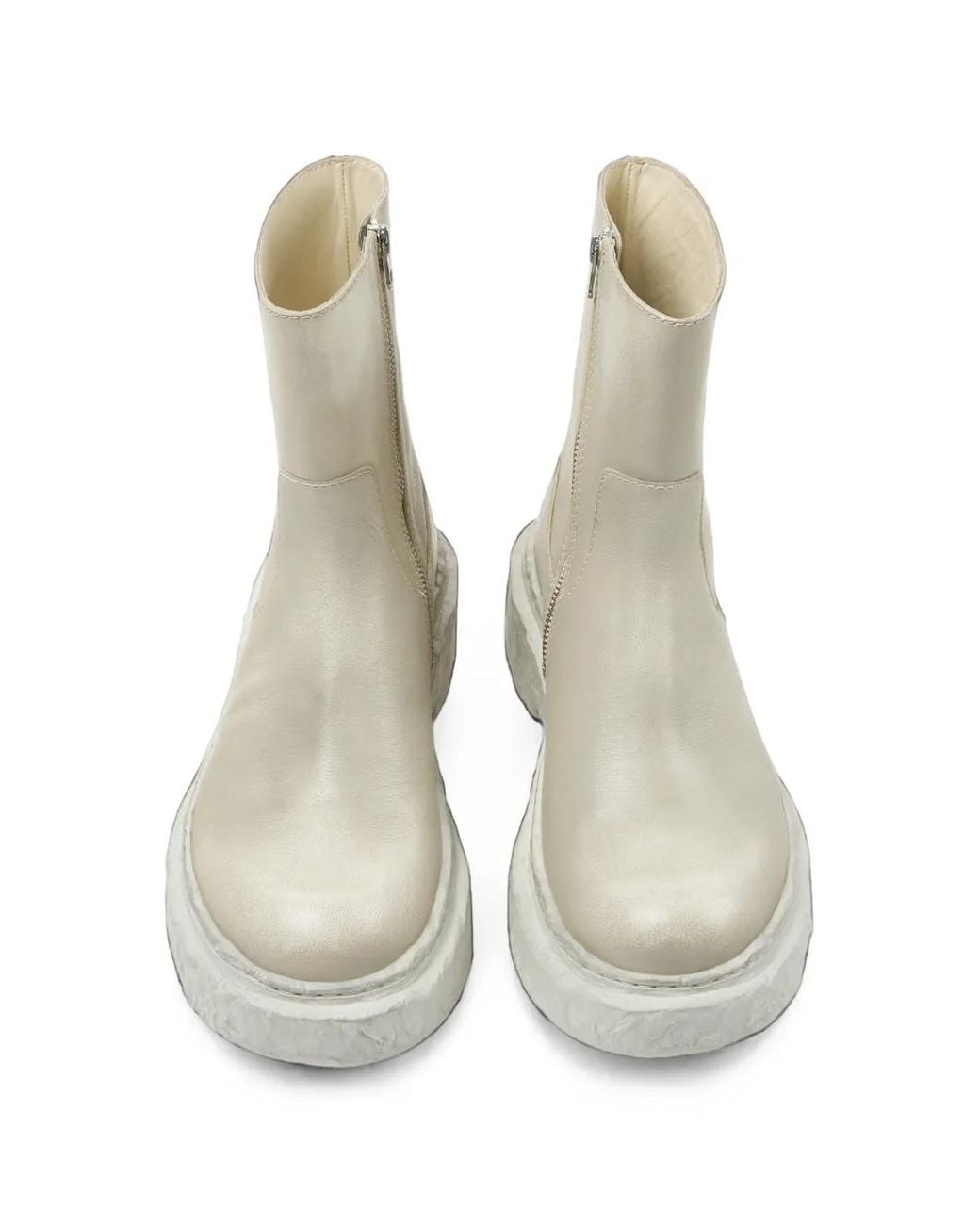 CAMPERLAB White Bottines Vámonos En Cuir