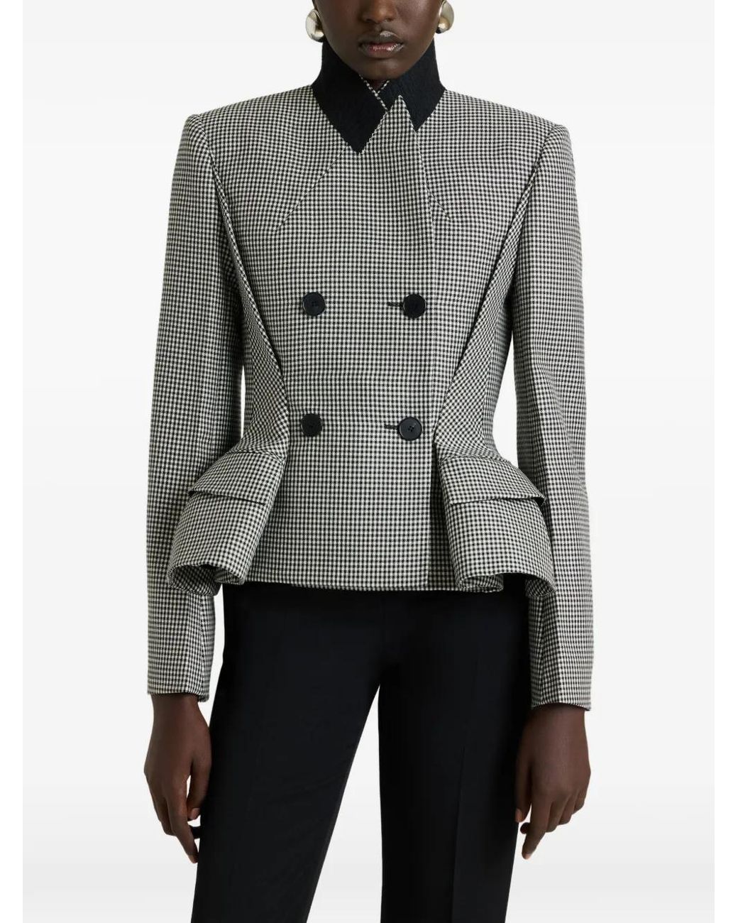 Givenchy Gray Pinch Double-Breasted Jacket
