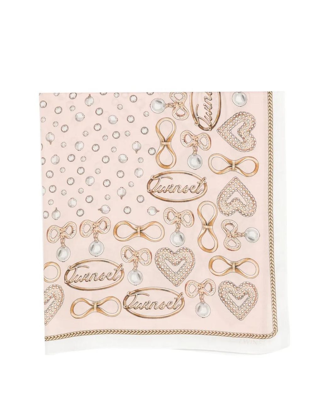 Twinset Natural Jewellery-Print Scarf