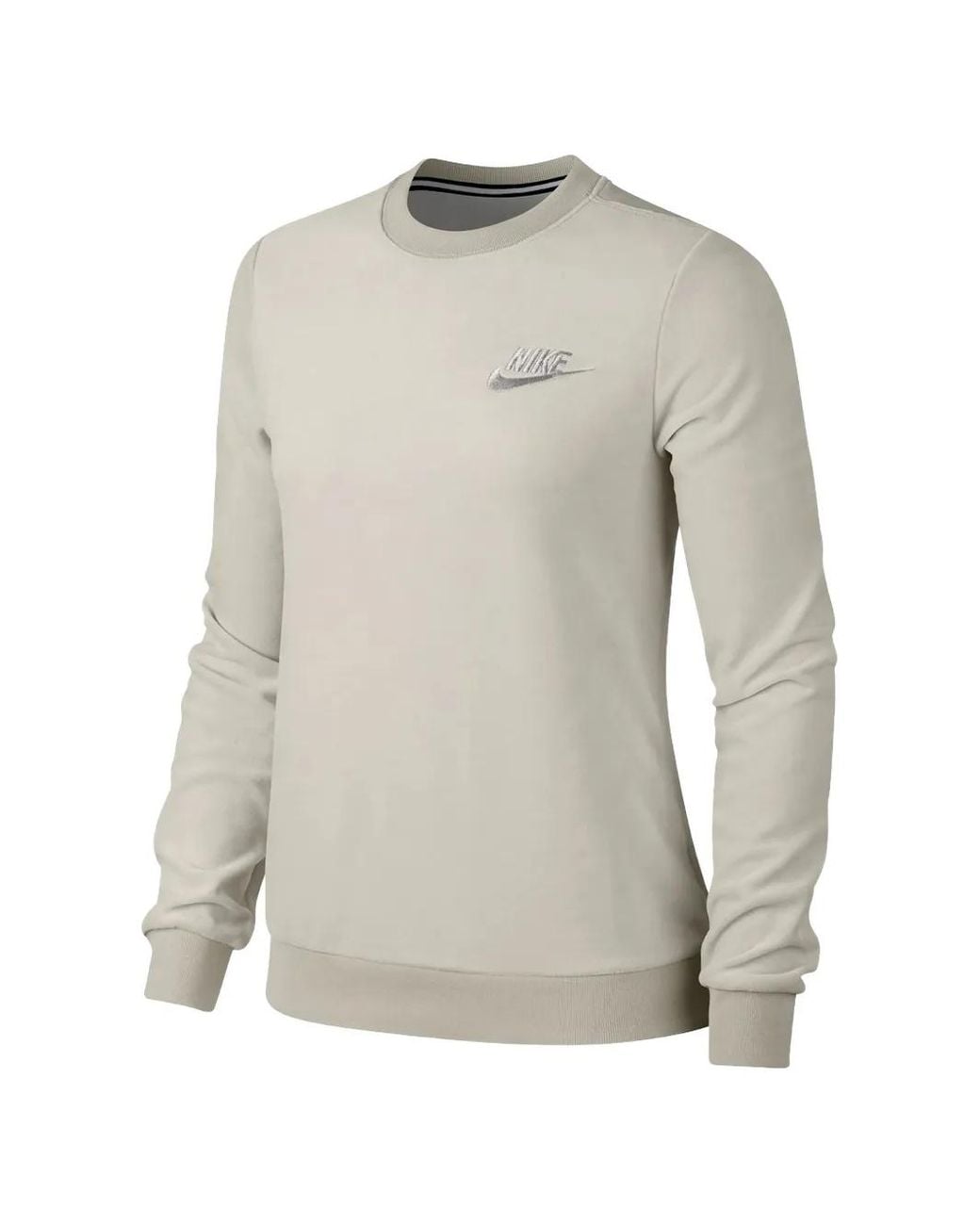 Nike White Sweat À Col Rond