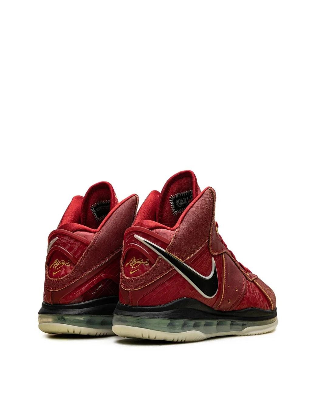 Nike Red Lebron 8 Qs "Gym" Sneakers for men