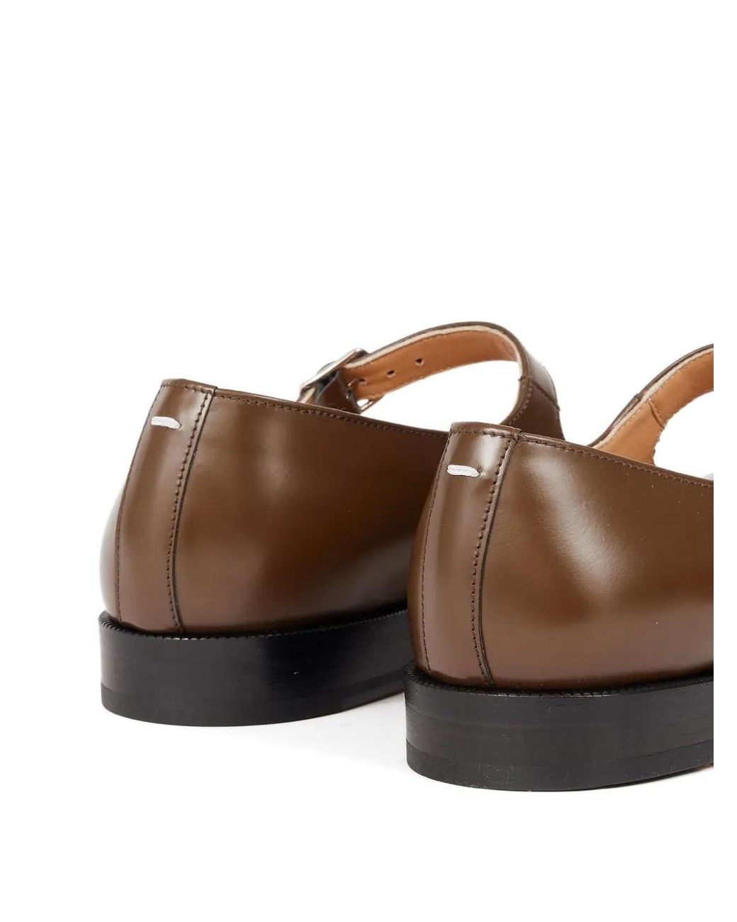 Maison Margiela Brown Tabi Split-Toe Pumps