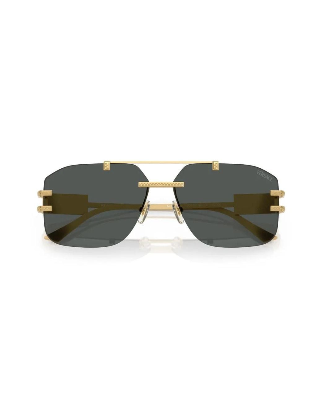 Versace Getönte Pilotenbrille in Gray für Herren