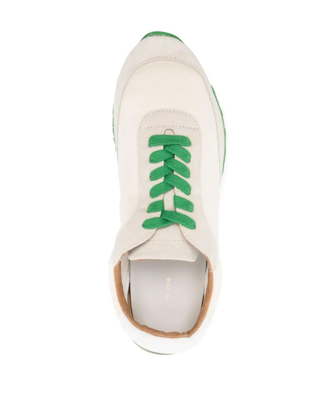 The Row White Sneakers Aus Wildleder