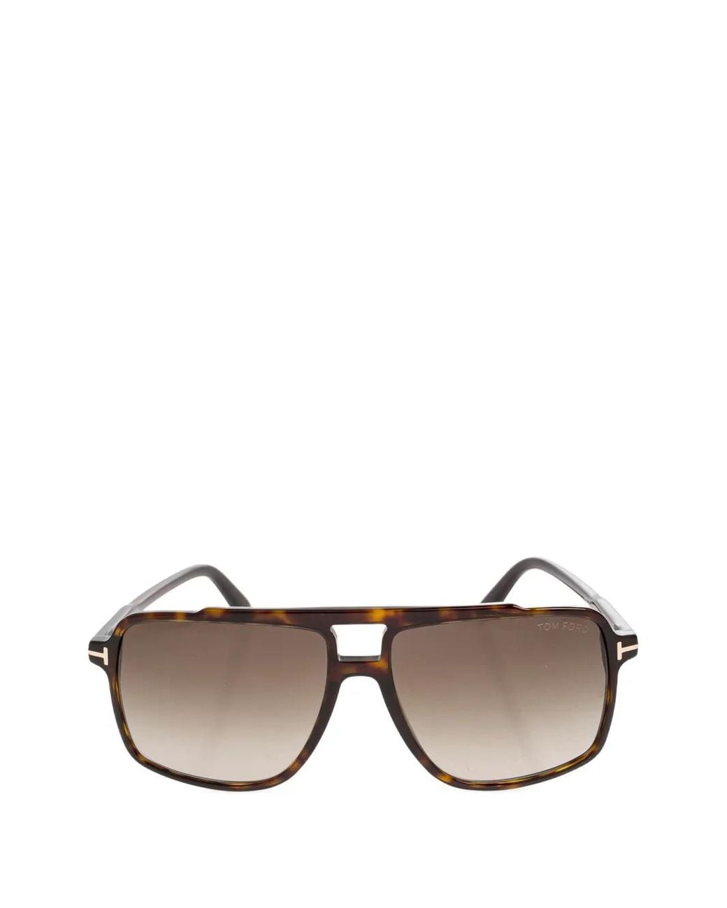 Tom Ford Brown Kemp Geometric-Frame Sunglasses for men